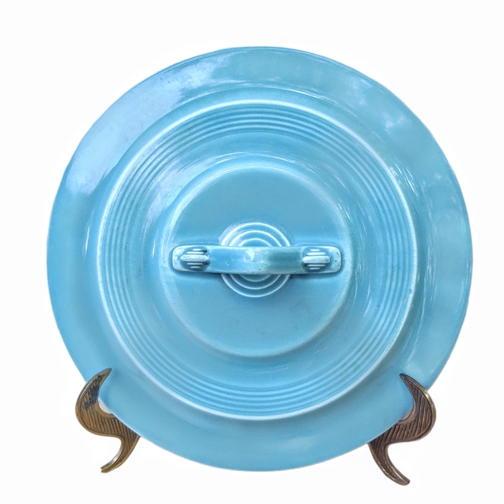 HLC Harlequin Casserole Replacement Lid Turquoise